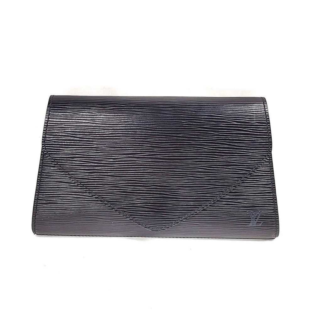 Louis Vuitton Epi Art Deco Noir Black Clutch